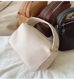 Elena Handbags Retro Leather Camera Shoulder Bag