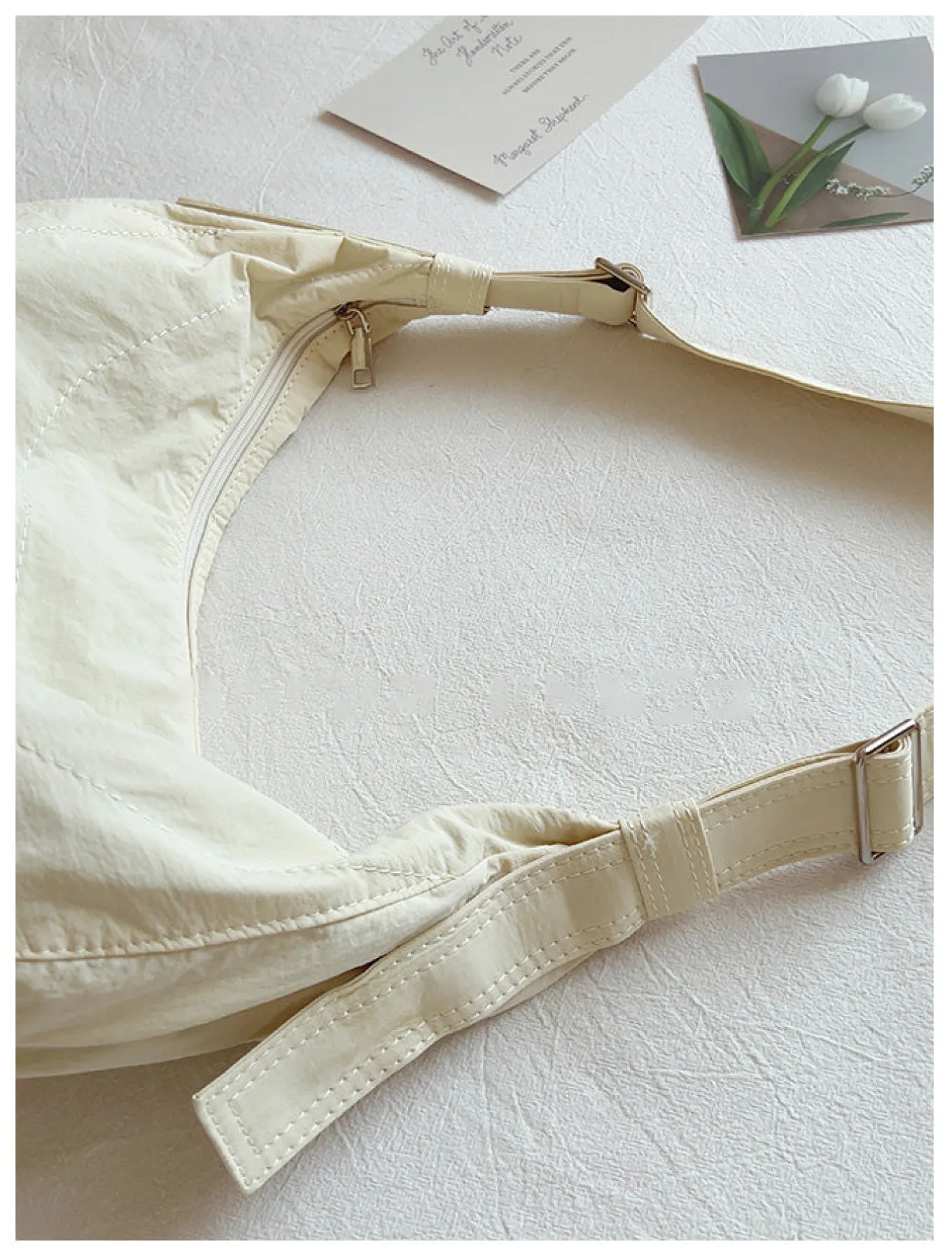 Elena Handbags Round Nylon Fashion Shoulder Bag
