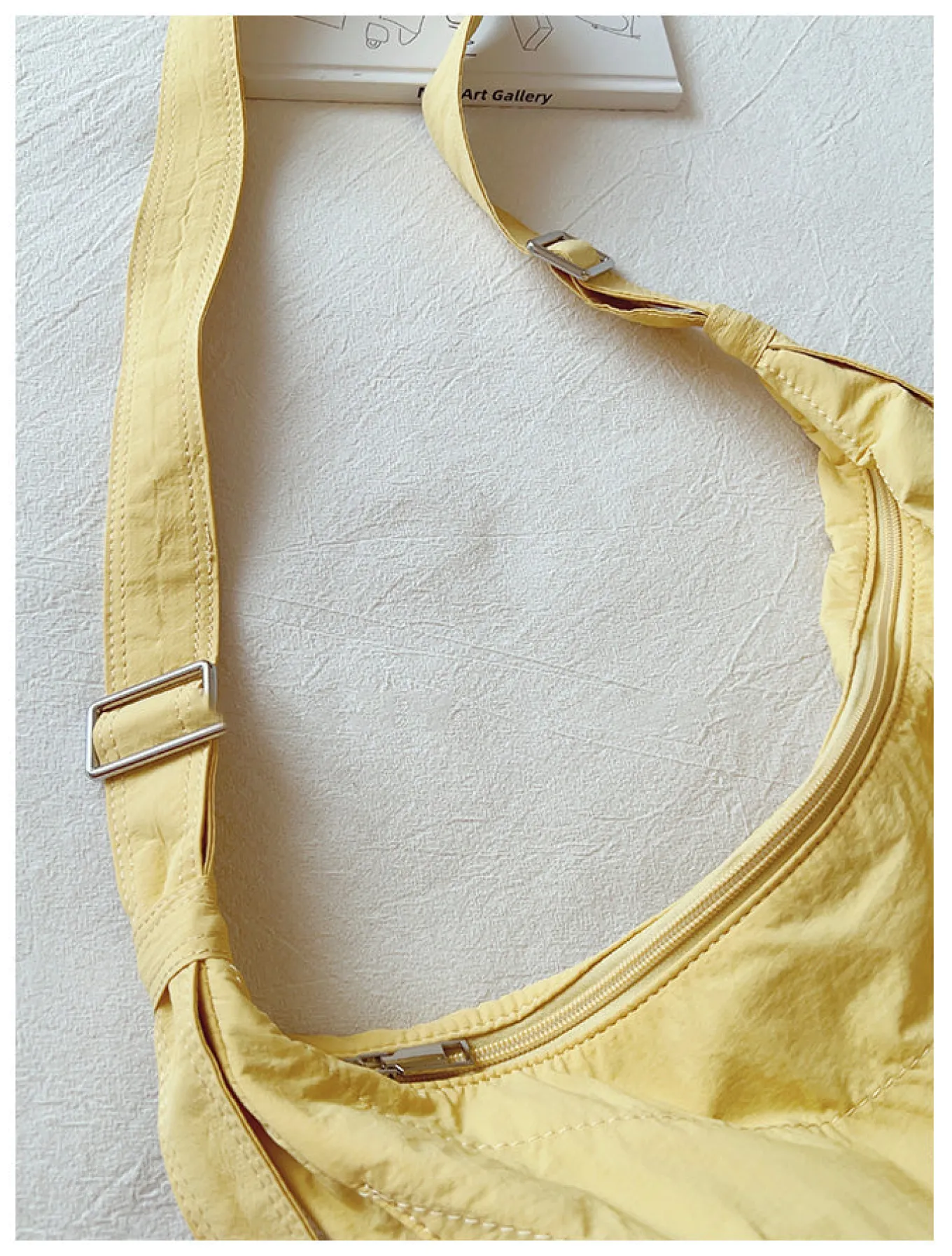 Elena Handbags Round Nylon Fashion Shoulder Bag
