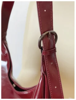 Elena Handbags Simple Leather Tote Bag