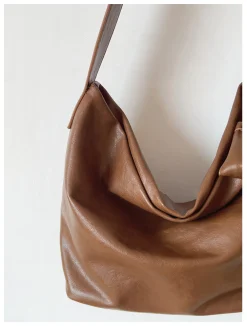 Elena Handbags Simple Leather Crossbody Bag