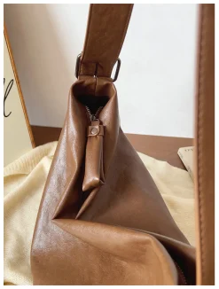 Elena Handbags Simple Leather Crossbody Bag