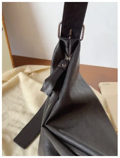 Elena Handbags Simple Leather Crossbody Bag