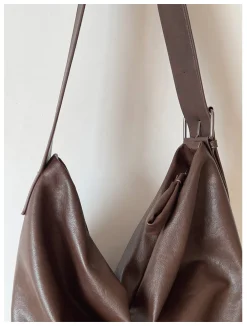 Elena Handbags Simple Leather Crossbody Bag