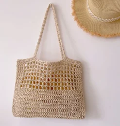 Elena Handbags Simple Retro Crochet Shoulder Bag