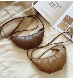 Elena Handbags Small Croissant Bag