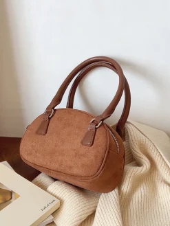 Elena Handbags Small Modern Saddle Bag
