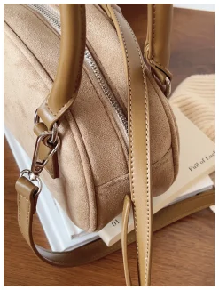Elena Handbags Small Modern Saddle Bag