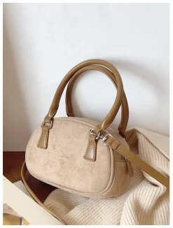 Elena Handbags Small Modern Saddle Bag