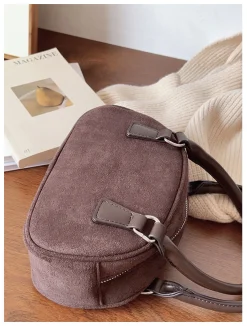 Elena Handbags Small Modern Saddle Bag