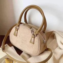 Elena Handbags Small Modern Saddle Bag