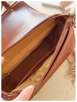Elena Handbags Small Modern Crossbody Messenger Bag