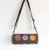 Elena Handbags Smiley Face Bucket Shoulder Purse