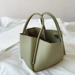 Elena Handbags Soft Leather Bucket Bag