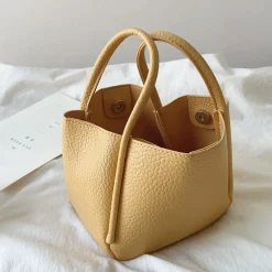 Elena Handbags Soft Leather Bucket Bag