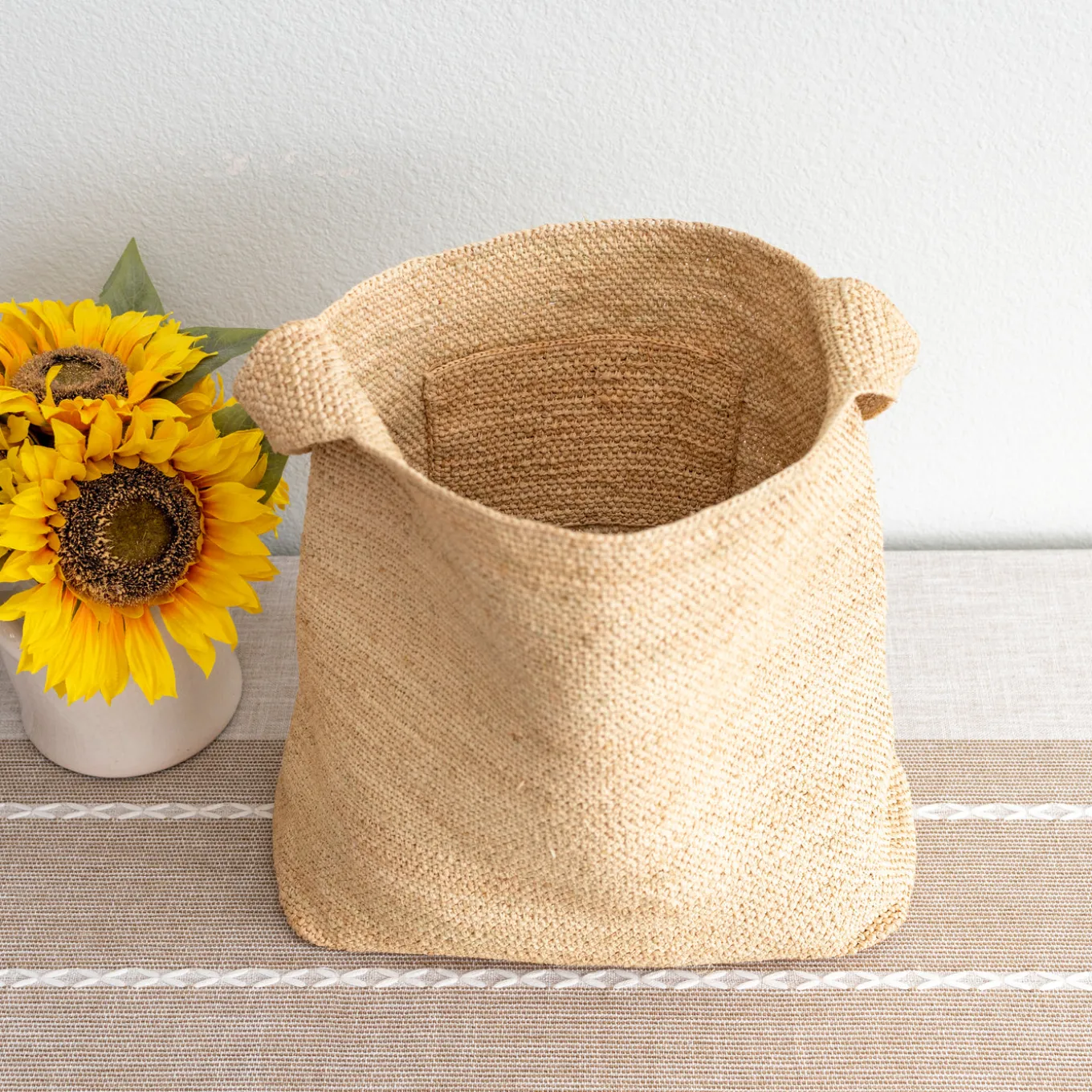 Elena Handbags Soft Raffia Summer Beach Straw Shoulder Bag