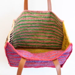 Elena Handbags Soft Raffia Summer Beach Straw Shoulder Bag