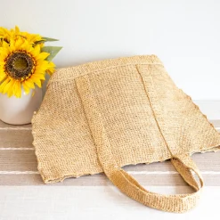 Elena Handbags Soft Raffia Woven Summer Straw Shoulder Bag