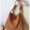 Elena Handbags Soft Suede Shoulder Bag