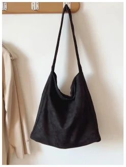 Elena Handbags Soft Suede Shoulder Bag