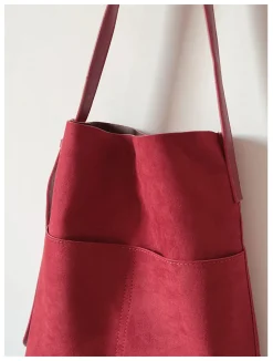 Elena Handbags Soft Suede Shoulder Bag