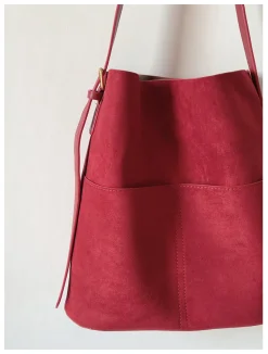Elena Handbags Soft Suede Shoulder Bag