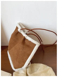 Elena Handbags Soft Suede Shoulder Bag