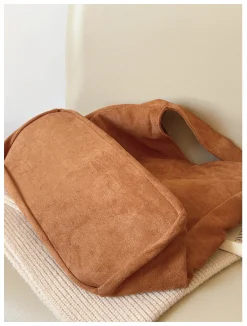 Elena Handbags Soft Suede Shoulder Bag