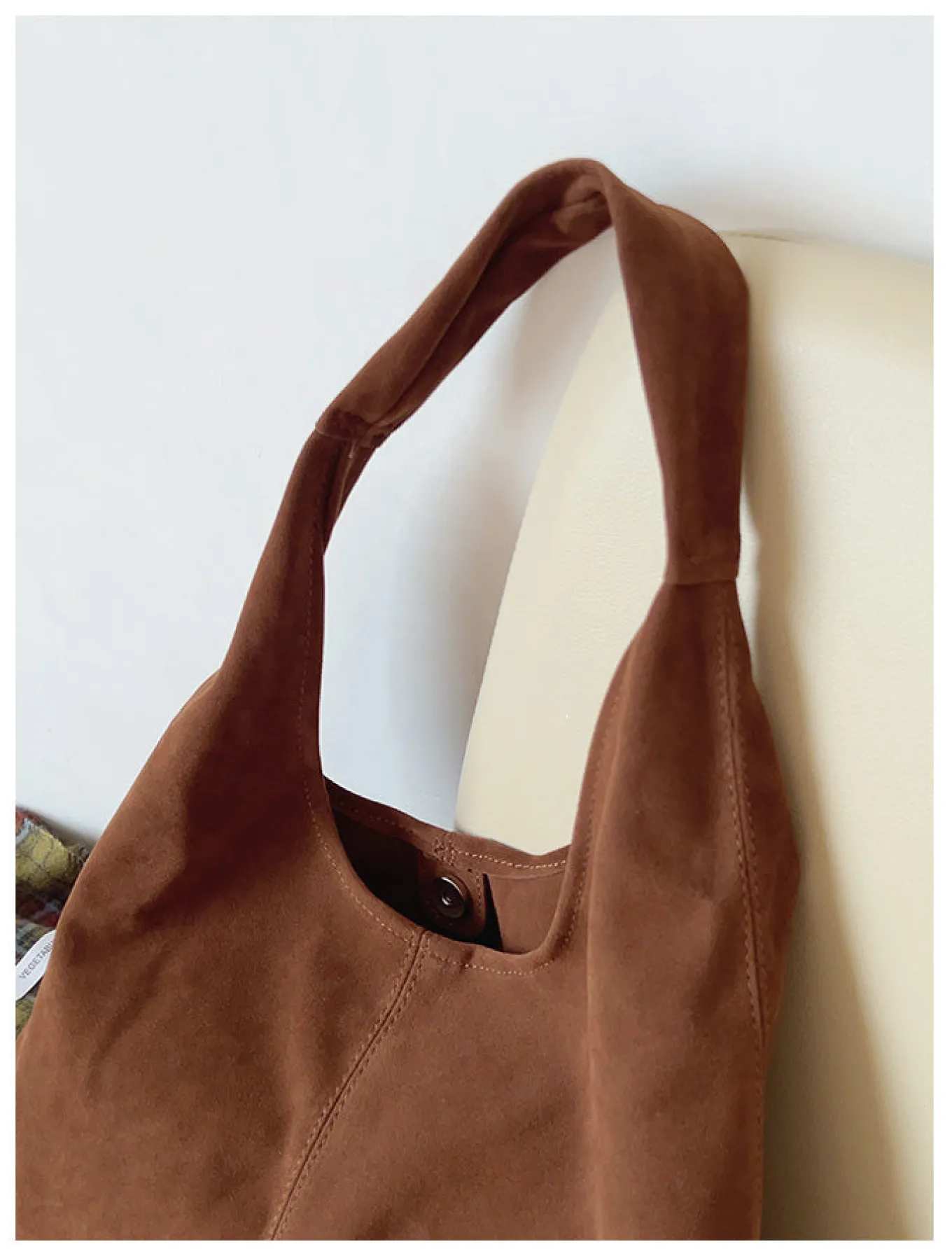 Elena Handbags Soft Suede Shoulder Bag