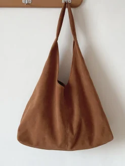 Elena Handbags Soft Suede Shoulder Bag