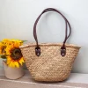 Elena Handbags Straw Basket Beach Tote