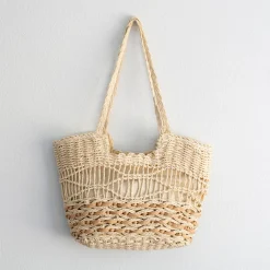 Elena Handbags Straw Fashion Summer Shoulder Bag