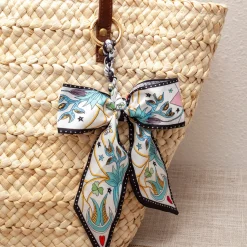 Elena Handbags Straw Shell Basket Summer Beach Tote