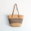 Elena Handbags Straw Summer Tote Beach Basket Bag