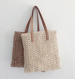 Elena Handbags Straw Woven Summer Fashion Bag