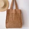 Elena Handbags Straw Woven Summer Fashion Tote