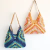 Elena Handbags Straw Woven Fashion Shoulder Bag