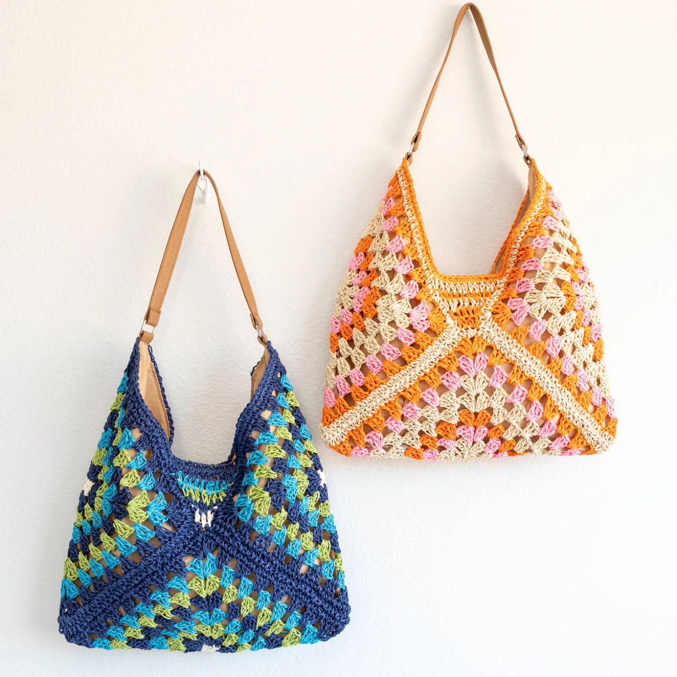 Elena Handbags Straw Woven Fashion Shoulder Bag