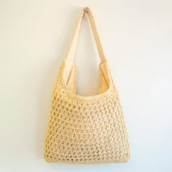 Elena Handbags Straw Woven Tote