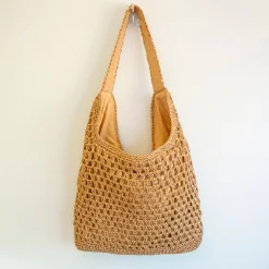 Elena Handbags Straw Woven Tote