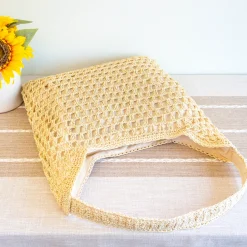 Elena Handbags Straw Woven Tote