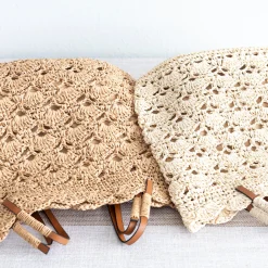 Elena Handbags Straw Woven Tote