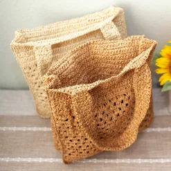 Elena Handbags Straw Woven Summer Fashion Tote Bag