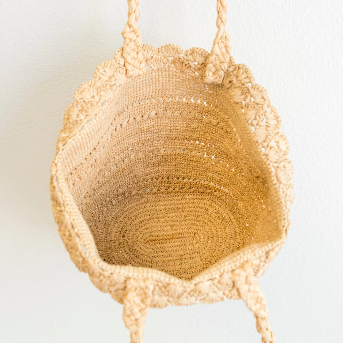 Elena Handbags Summer Fashion Raffia Basket Bag