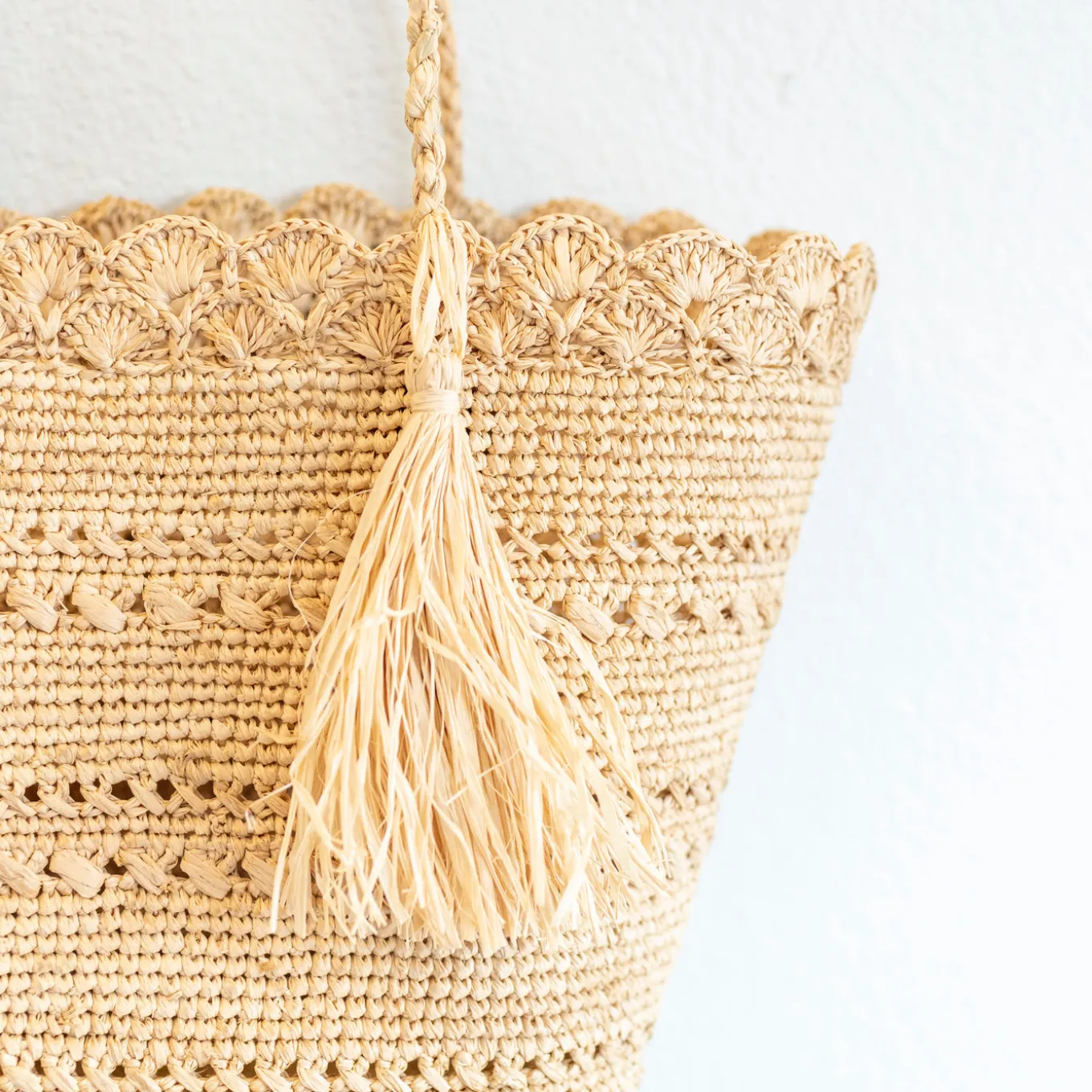 Elena Handbags Summer Fashion Raffia Basket Bag