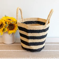 Elena Handbags Summer Fashion Raffia Basket Bag