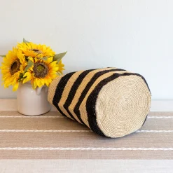 Elena Handbags Summer Fashion Raffia Basket Bag