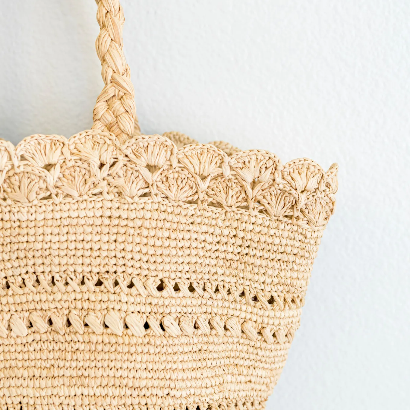 Elena Handbags Summer Fashion Raffia Basket Bag
