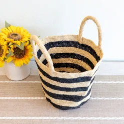 Elena Handbags Summer Fashion Raffia Basket Bag