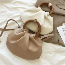 Elena Handbags Top Handle Soft Leather Bag